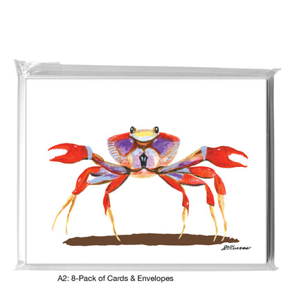 Crab Claws, Greeting Card (8132A), 8-Pack, www.printedcanvas.com