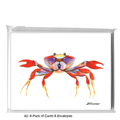 Crab Claws, Greeting Card (8132A), A2 Card 8-Pack, www.printedcanvas.com