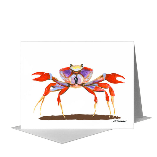 Crab Claws, Greeting Card (#8132A) A2 Card Front, www.printedcanvas.com