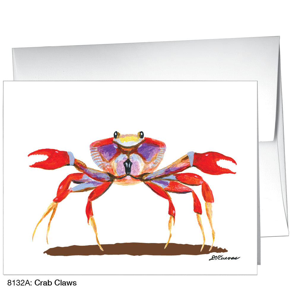 Crab Claws, Greeting Card (8132A), A2 Card, www.printedcanvas.com