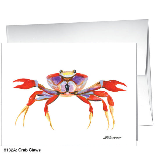 Crab Claws, Greeting Card (8132A), A2 Card Front, www.printedcanvas.com