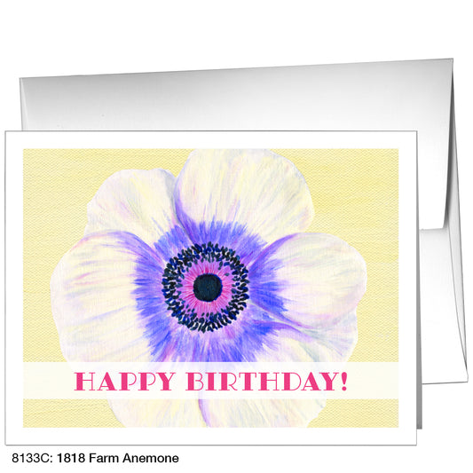 1818 Farm Anemone, Greeting Card (8133C)