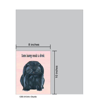 Charlie Bunny, Card Board (8134A), 8x10 Poster Board, www.printedcanvas.com