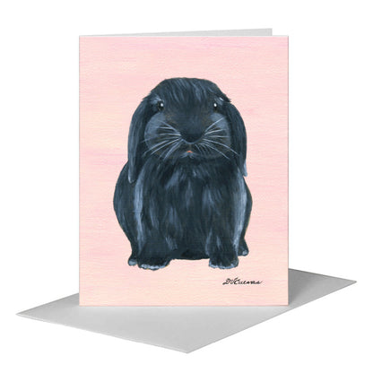 Charlie Bunny, Greeting Card (#8134C) A2 Card Front, www.printedcanvas.com