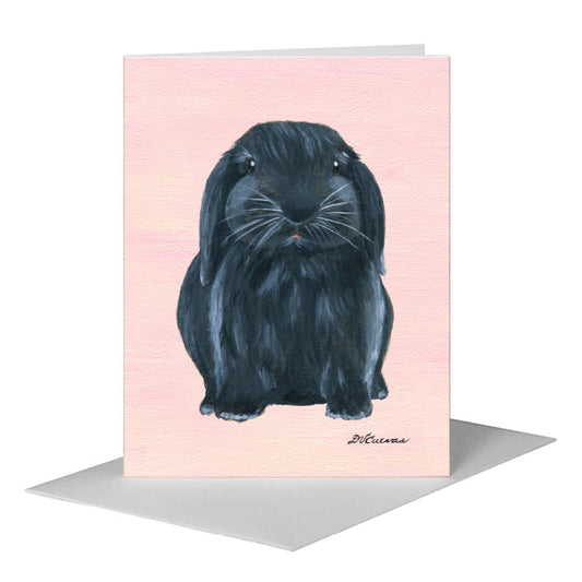 Charlie Bunny, Greeting Card (#8134C) A2 Card Front, www.printedcanvas.com