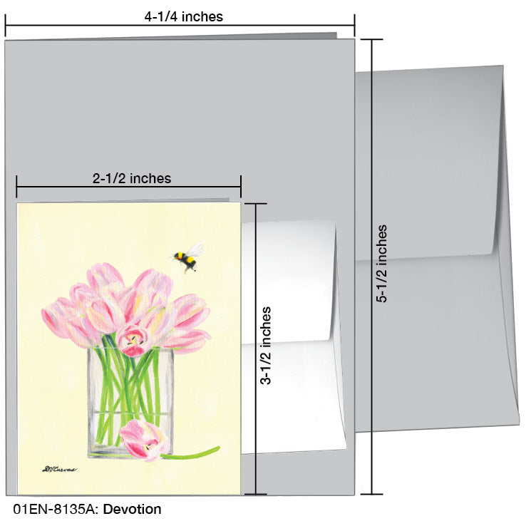 Devotion, Greeting Card (8135A), Enclosure, www.printedcanvas.com