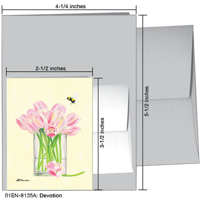 Devotion, Greeting Card (8135A), Enclosure, www.printedcanvas.com