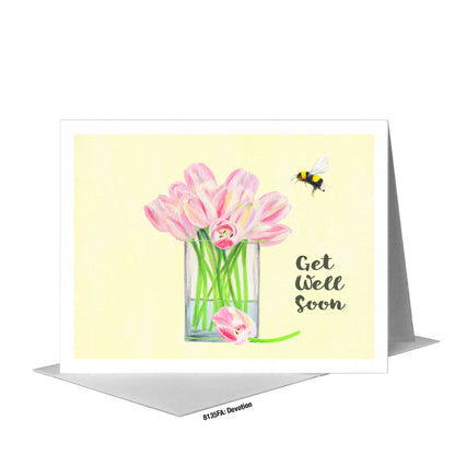 Devotion, Greeting Card (#8135FA)