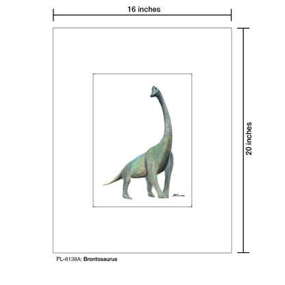 Brontosaurus, Print (#8138A)