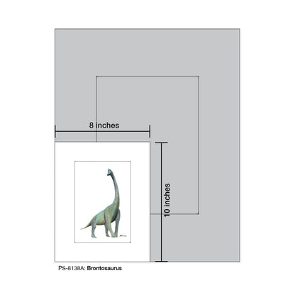Brontosaurus, Print (#8138A)