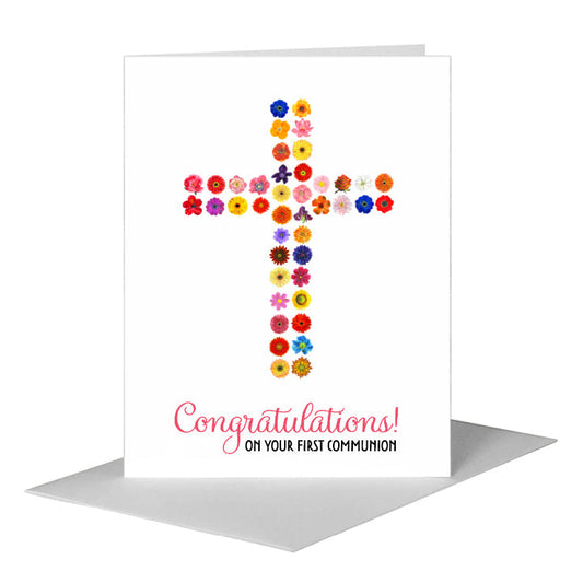 Cross, Greeting Card (#8140A) A2 Card Front, www.printedcanvas.com