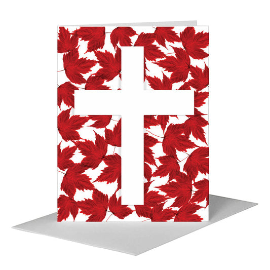 Cross, Greeting Card (#8140G) A2 Card Front, www.printedcanvas.com