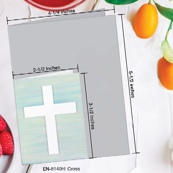 Cross, Greeting Card (8140H), Enclosure Card, www.printedcanvas.com