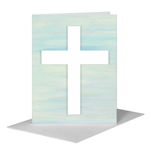 Cross, Greeting Card (#8140H) A2 Card Front, www.printedcanvas.com