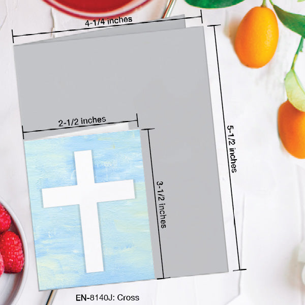 Cross, Greeting Card (8140J), Enclosure Card, www.printedcanvas.com