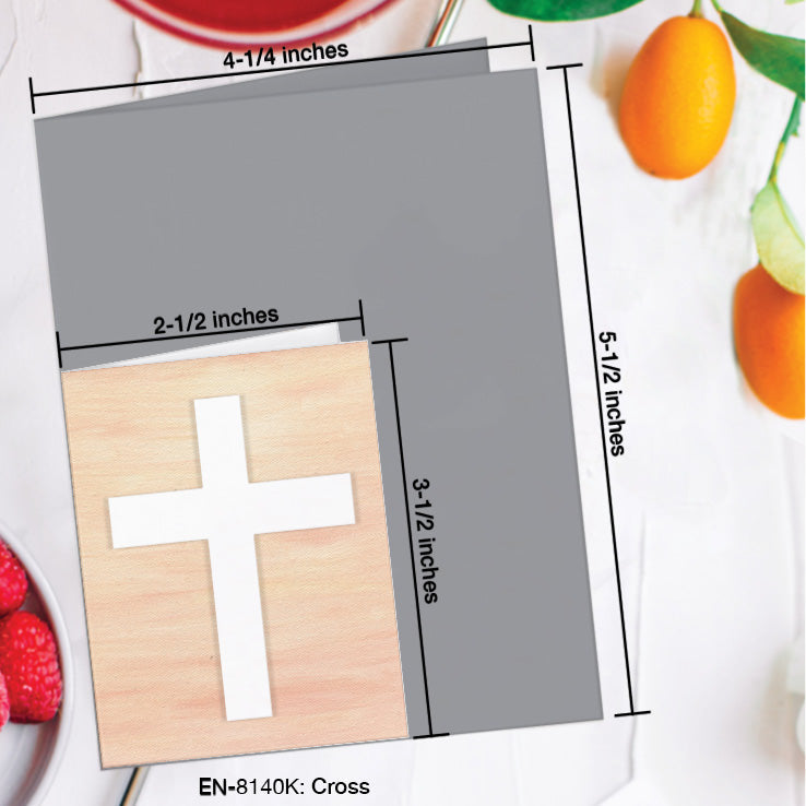 Cross, Greeting Card (8140K), Enclosure Card, www.printedcanvas.com