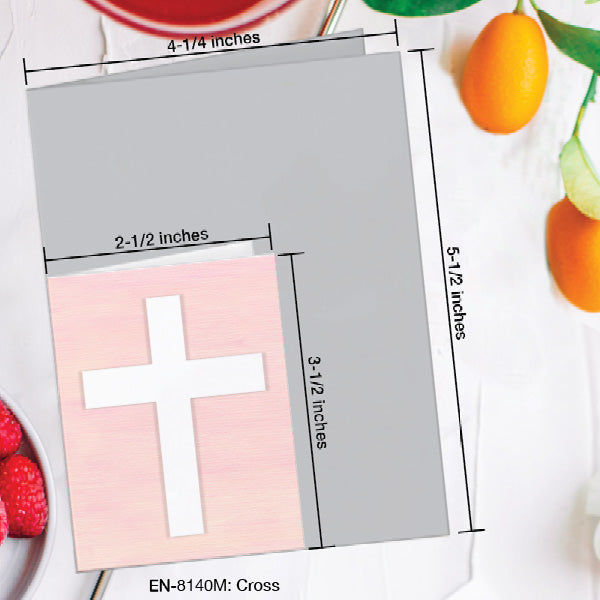 Cross, Greeting Card (8140M), Enclosure Card, www.printedcanvas.com