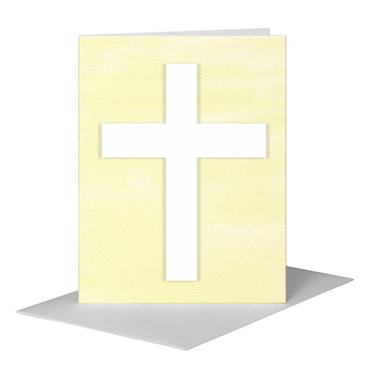 Cross, Greeting Card (#8140N) A2 Card Front, www.printedcanvas.com