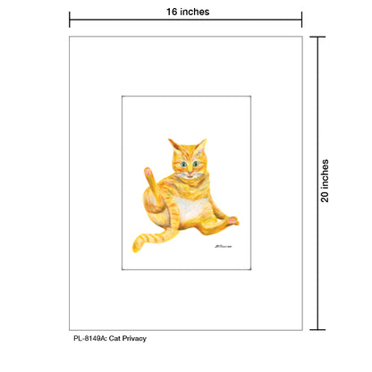Cat Privacy, Print (#8149A)