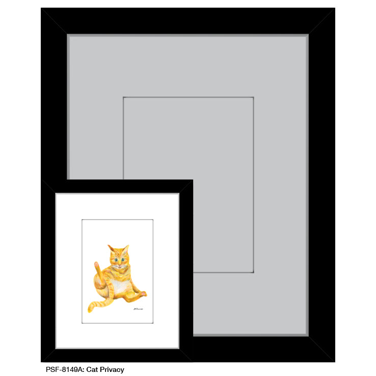 Cat Privacy, Print (#8149A)