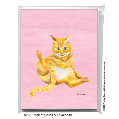 Cat Privacy, Greeting Card (#8149C)