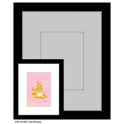 Cat Privacy, Print (#8149C)