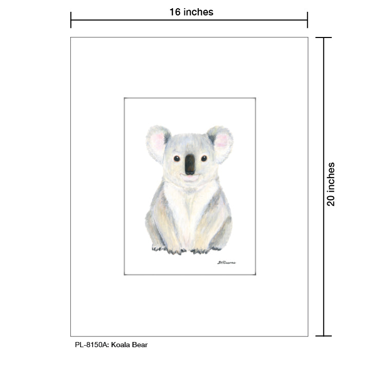 Koala Bear, Print (#8150A)