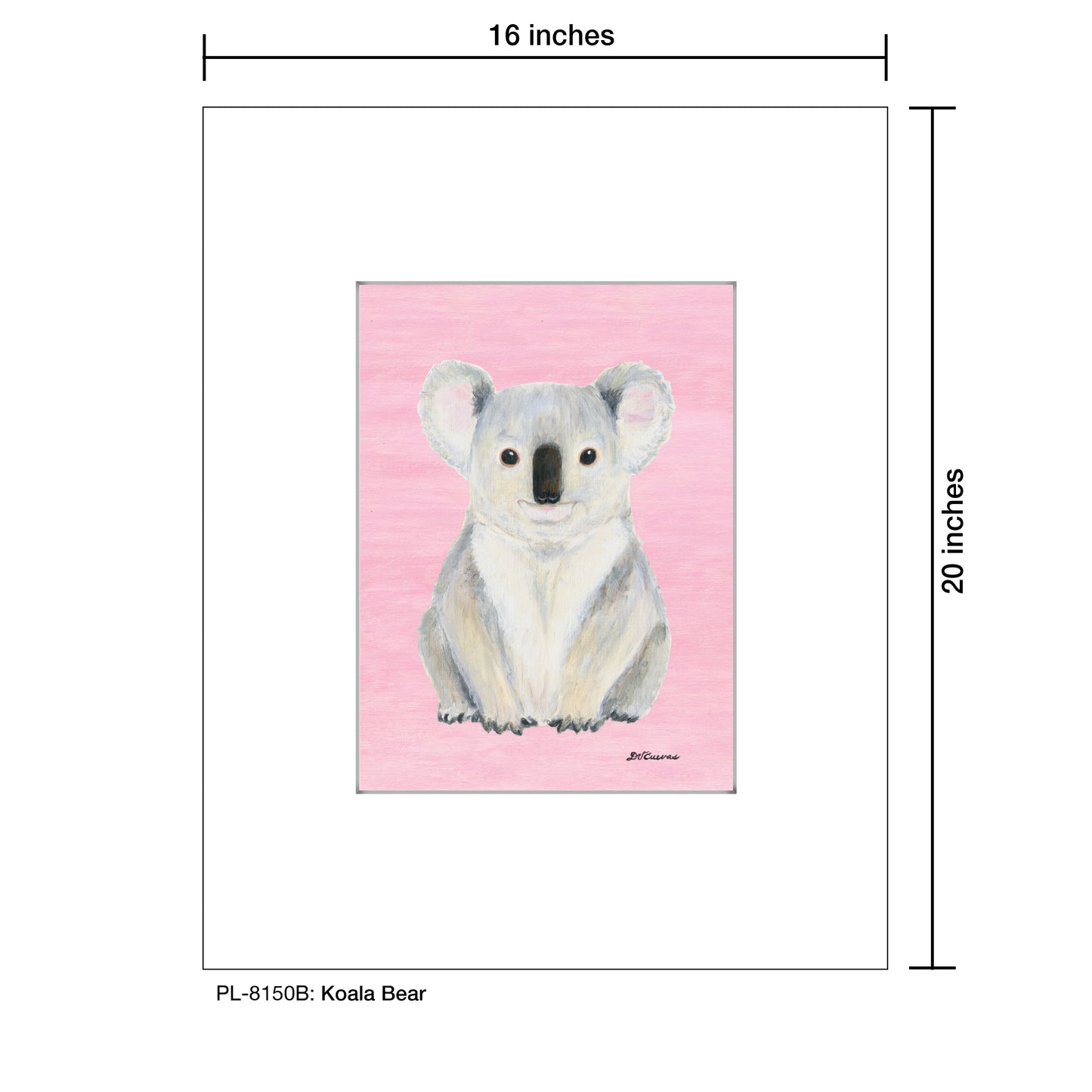 Koala Bear, Print (#8150B)