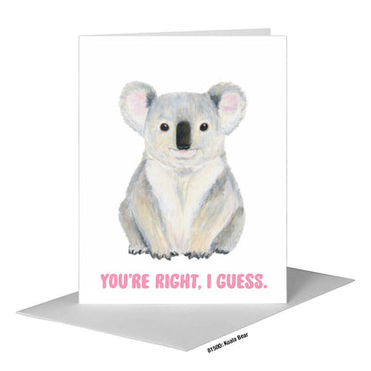 Koala Bear, Greeting Card (#8150D)