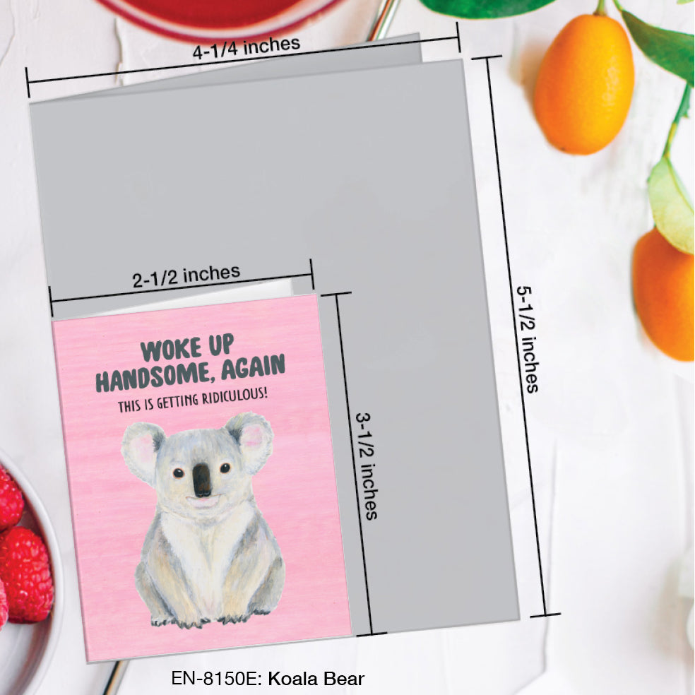 Koala Bear, Greeting Card (#8150E)