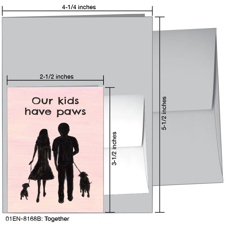 Together, Greeting Card (#8168B), Enclosure Card, www.printedcanvas.com