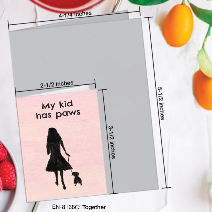 Together, Greeting Card (#8168C), Enclosure, www.printedcanvas.com