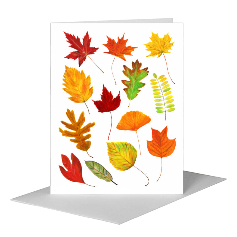 Collage Autumn, Greeting Card (#8175A) A2 Card Front, www.printedcanvas.com