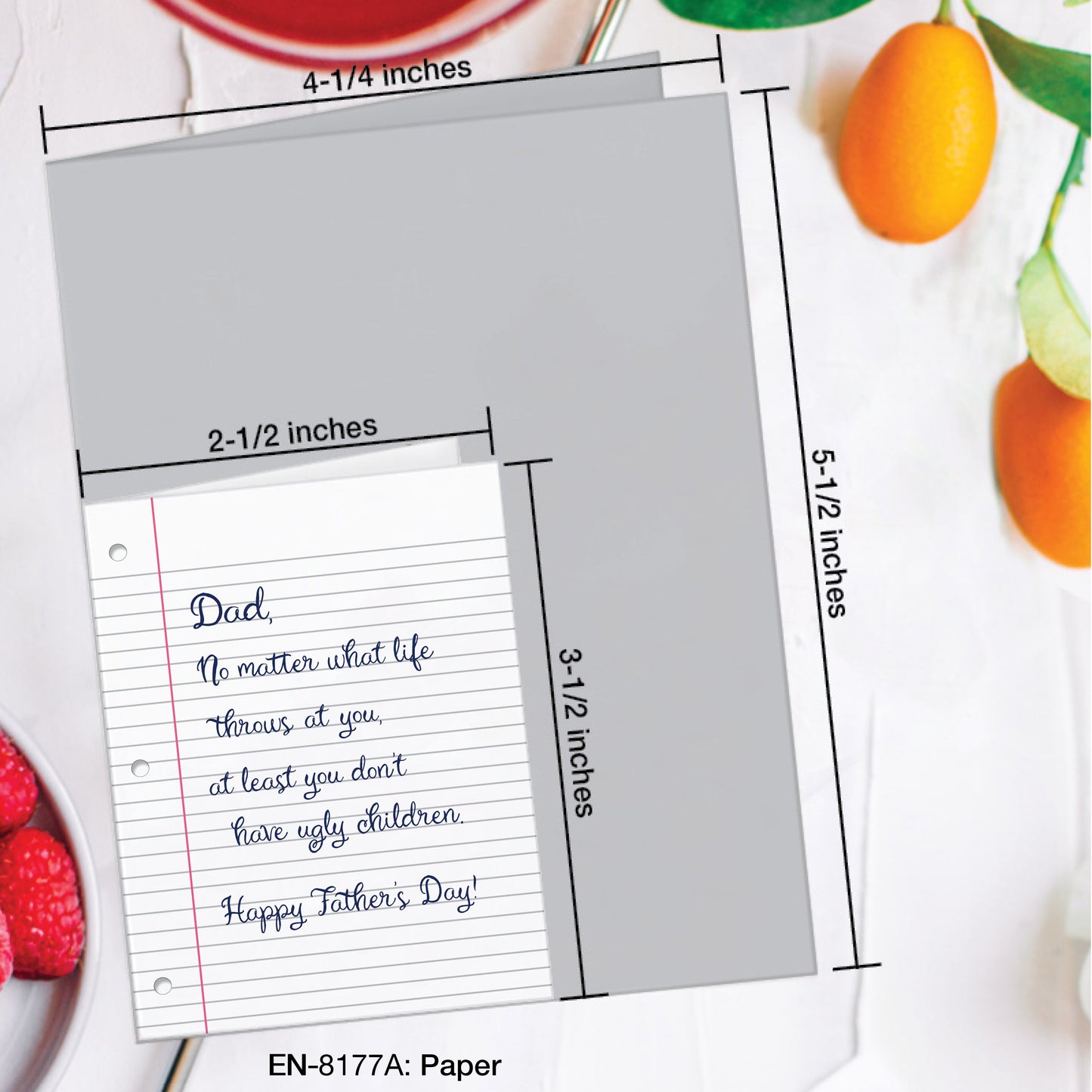 Paper, Greeting Card (#8177A)