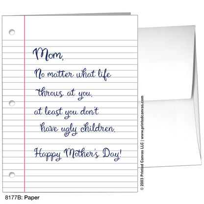 Paper, Greeting Card (#8177B)