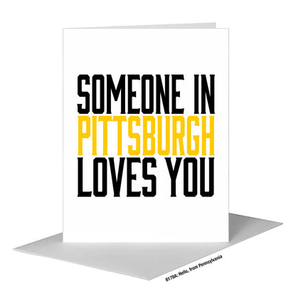 Hello, from Pennsylvania, Greeting Card (#8178A), A2 Card Front, www.printedcanvas.com