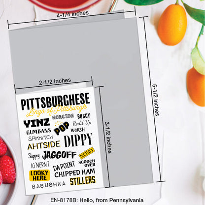 Hello, from Pennsylvania, Greeting Card (#8178B)