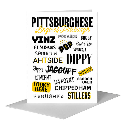 Hello, from Pennsylvania, Greeting Card (#8178B) A2 Card Front, www.printedcanvas.com