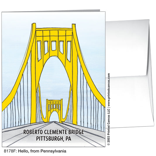 Hello, from Pennsylvania, Greeting Card (#8178F)