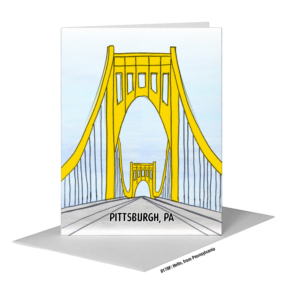 Hello, from Pennsylvania, Greeting Card (#8178F)