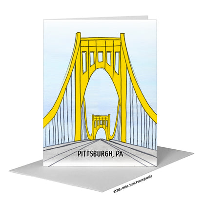 Hello, from Pennsylvania, Greeting Card (#8178F)