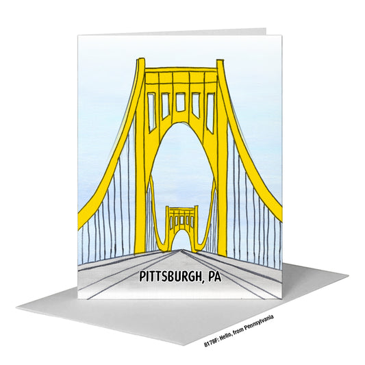 Hello, from Pennsylvania, Greeting Card (#8178F)