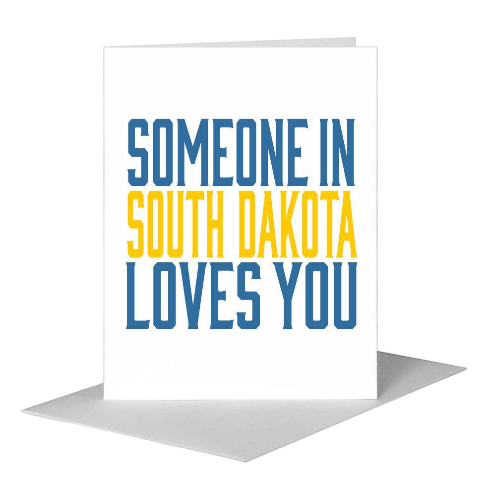 Hello, from South Dakota, Greeting Card (#8179A)