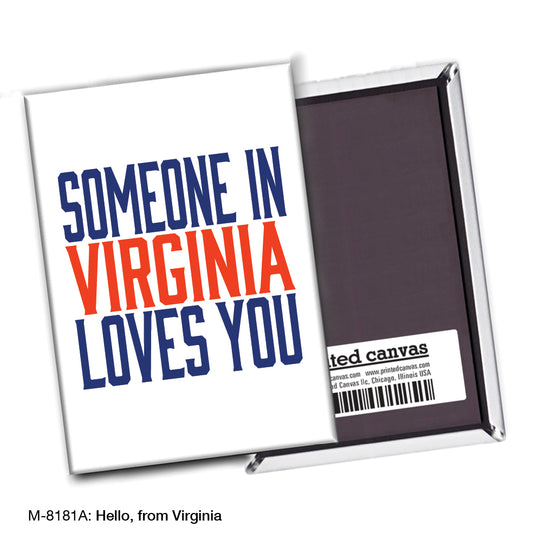 Hello, from Virginia, Magnet (M-8181A)