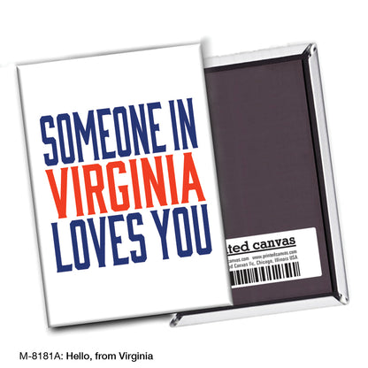 Hello, from Virginia, Magnet (M-8181A)