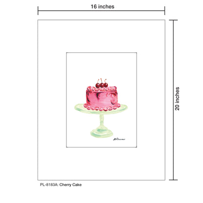 Cherry Cake, Print (#8183A)