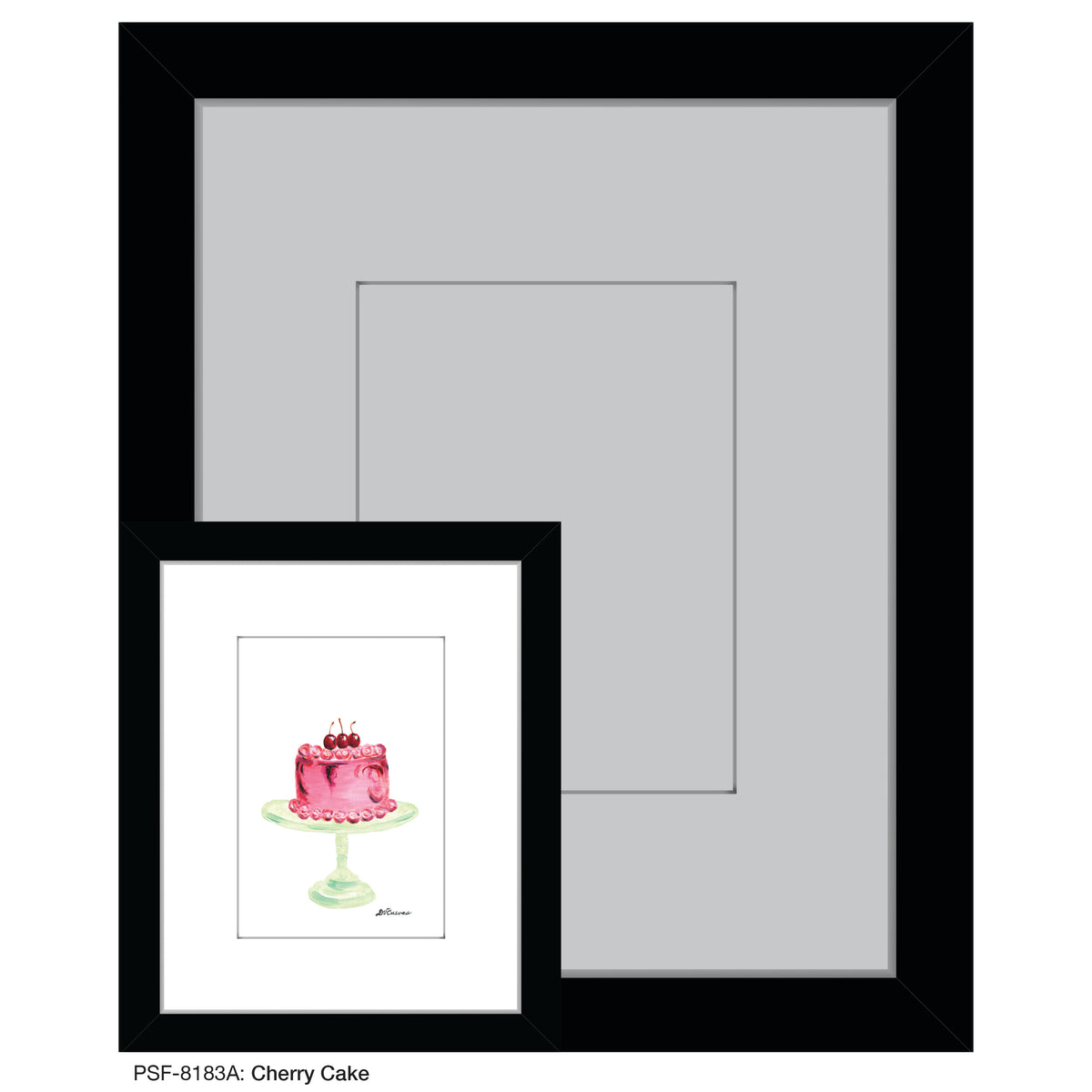 Cherry Cake, Print (#8183A)