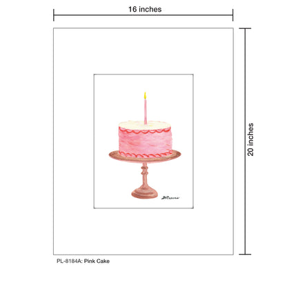 Pink Cake, Print (#8184A)