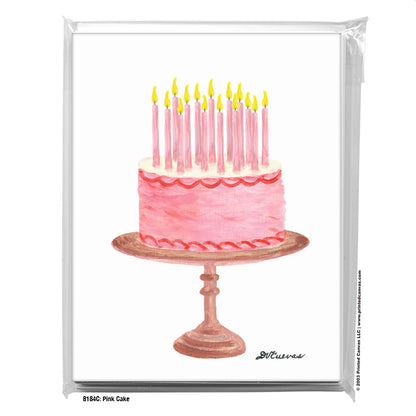 Pink Cake, Greeting Card (#8184C)