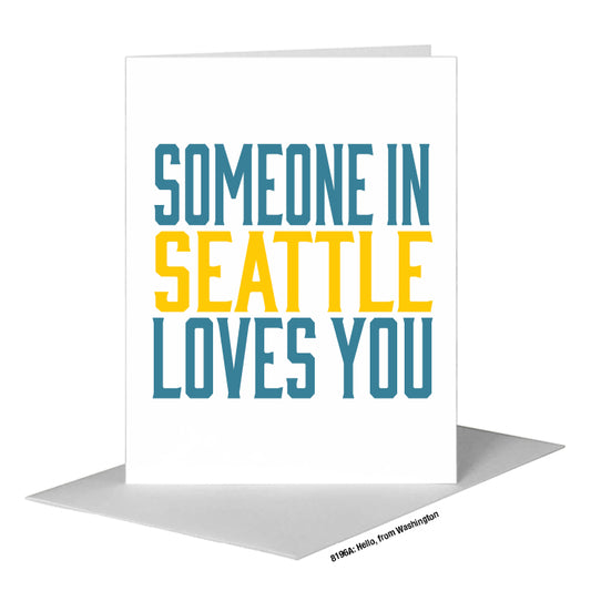 Hello, from Washington, Greeting Card (#8196A)